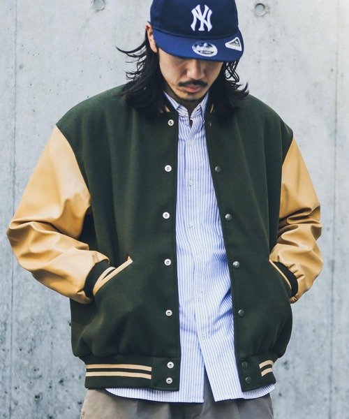 BUTWIN（バトウィン） スタジャン MEDIUM ブラック メンズ : ZOZOTOWN