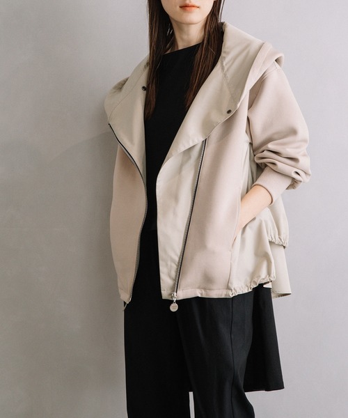 「MARECHAL TERRE」 ブルゾン MEDIUM ベージュ レディース_画像6