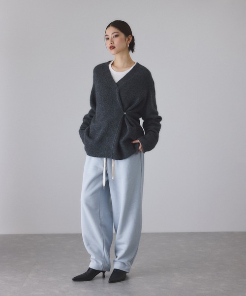 ADAM ET ROPE'（アダムエロペ） パンツ ウールミックスコクーン