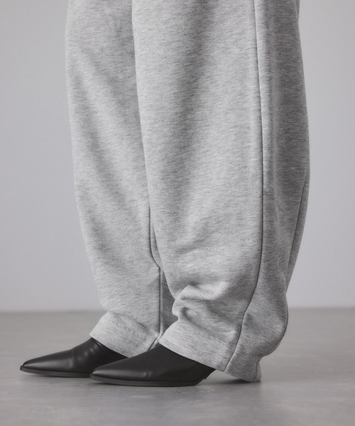 パンツ ウールミックスコクーンイージーパンツ レディース
