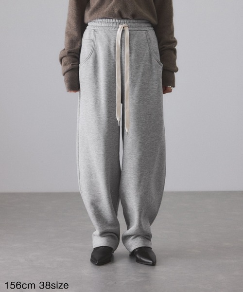 ADAM ET ROPE'（アダムエロペ） パンツ ウールミックスコクーン