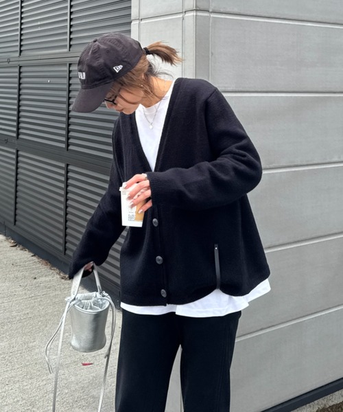 I-SOOK（アイスー） 「ISOOK」 ニットカーディガン FREE ブラック