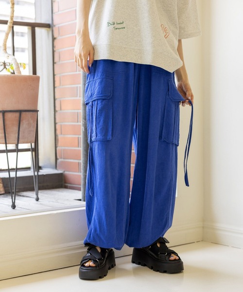 「niko and...」 カーゴパンツ LARGE グリーン レディース_画像5