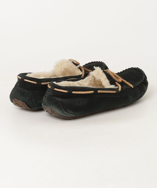 「UGG」 モカシンシューズ 26cm ブラック レディース_画像2