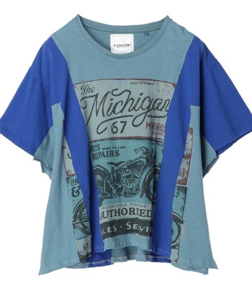 DRYCLEANONLYリメイクTシャツ ラスティ（RUSTY）（メンズ）ペアテックス Tシャツ 半袖 スマイル