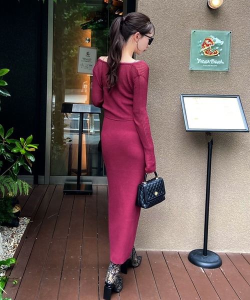 「ROYAL PARTY」 キャミソールワンピース FREE ブラック レディース_画像5