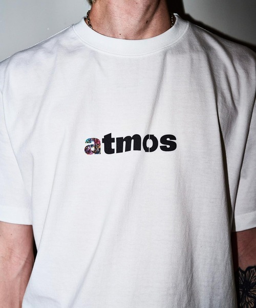 「atmos pink」 半袖Tシャツ L ホワイト メンズ_画像2