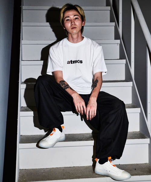 「atmos pink」 半袖Tシャツ L ホワイト メンズ_画像4