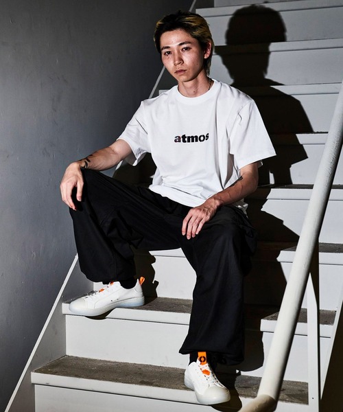 「atmos pink」 半袖Tシャツ L ホワイト メンズ_画像5