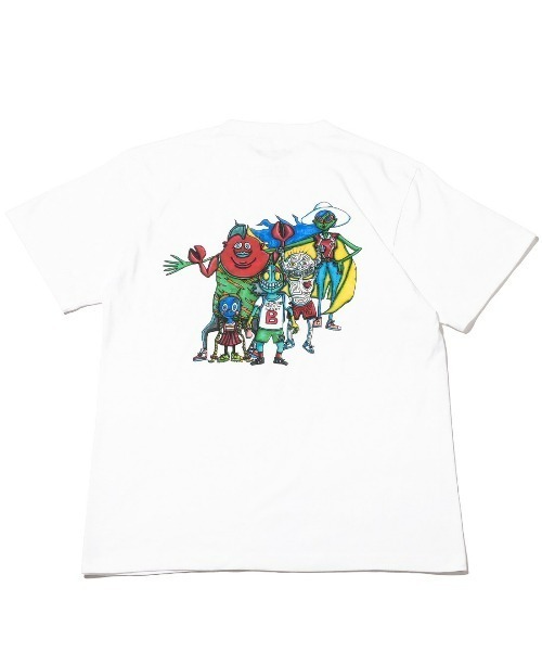 「atmos pink」 半袖Tシャツ L ホワイト メンズ_画像6