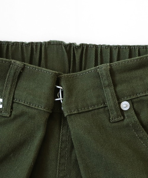 「antiqua」 デニムパンツ L カーキ レディース_画像8