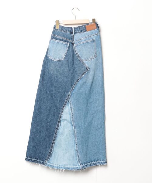 「EVRIS」 デニムスカート SMALL インディゴブルー レディース_画像2