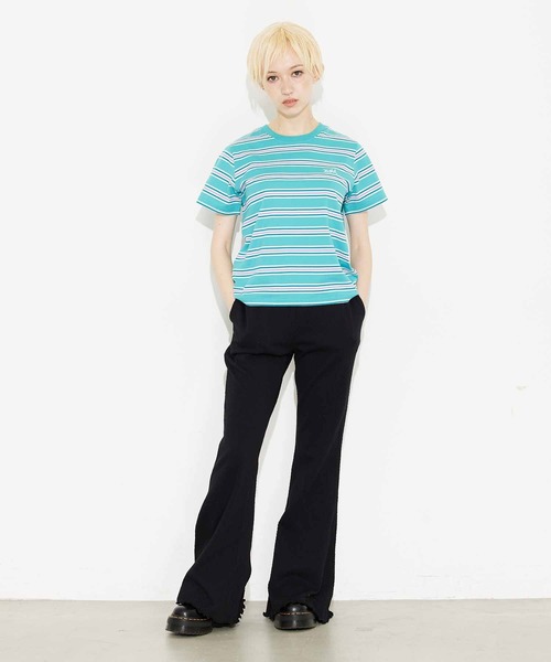 「X-girl」 イージーパンツ M ライトグリーン レディース_画像8