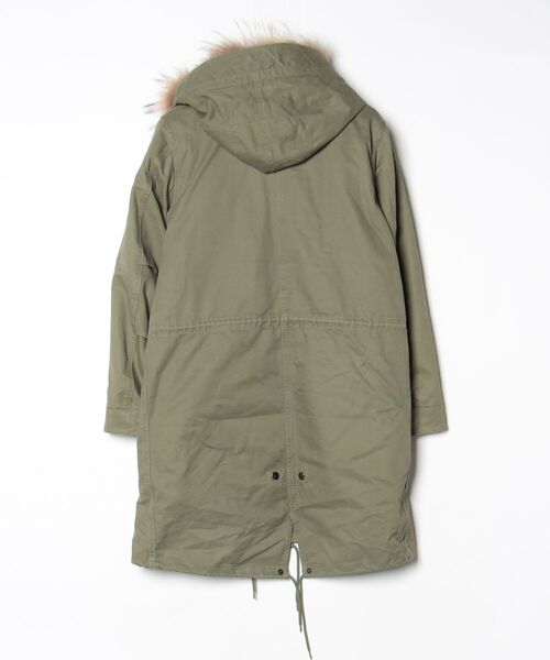 「HARE」 モッズコート S グリーン メンズ_画像2
