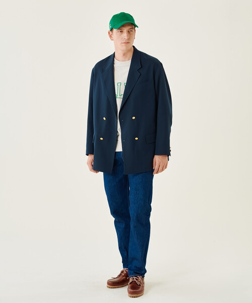 「Sanca」 半袖Tシャツ 3 ネイビー メンズ_画像3