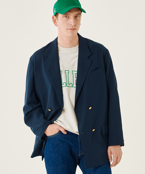 「Sanca」 半袖Tシャツ 3 ネイビー メンズ_画像4
