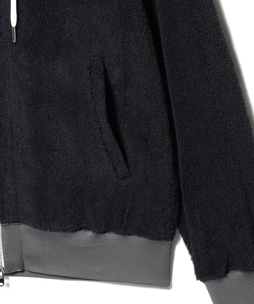 「ESTNATION」 ジップアップパーカー LARGE ネイビー メンズ_画像4