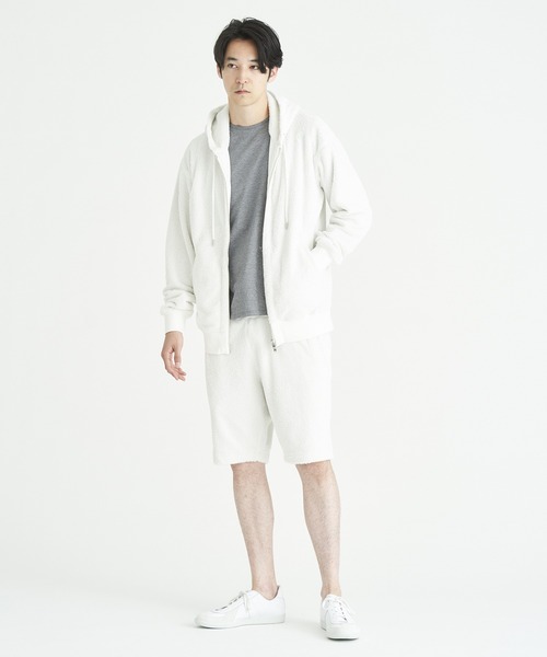 「ESTNATION」 ジップアップパーカー LARGE ネイビー メンズ_画像8