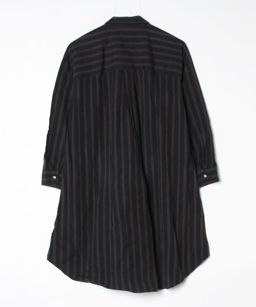 「note et silence 」 シャツワンピース FREE ブラック レディース_画像2