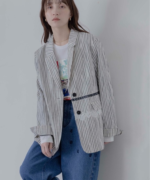 Eimee Law（エイミーロウ） ジャケット テーラードジャケット テープ