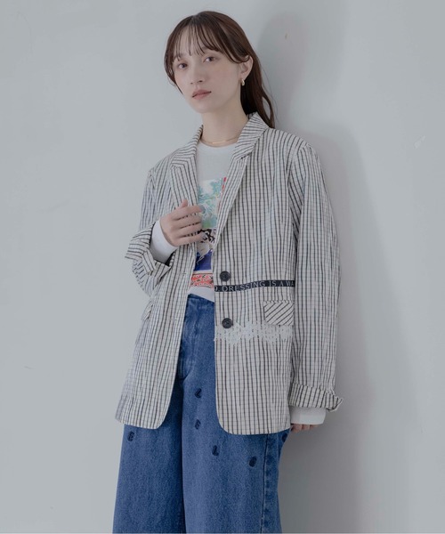 Eimee Law（エイミーロウ） ジャケット テーラードジャケット テープ