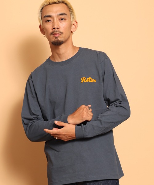 「ROTAR」 長袖Tシャツ LARGE ホワイト メンズ_画像3