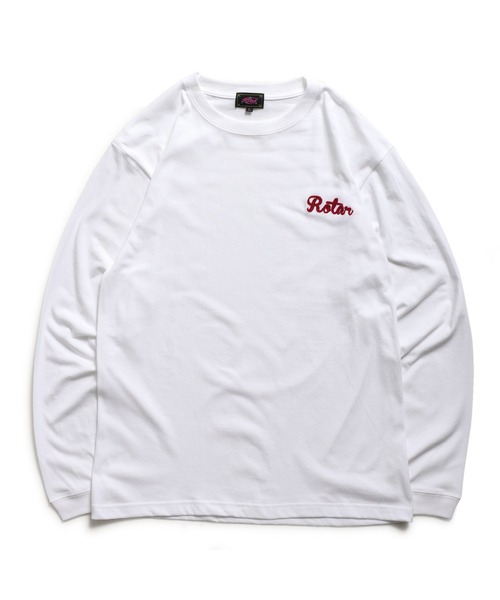 「ROTAR」 長袖Tシャツ LARGE ホワイト メンズ_画像4