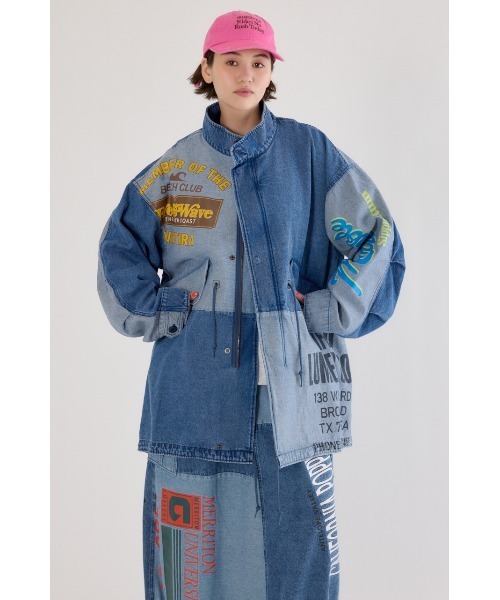 新品 ロデオクラウンズワイドボウル 【UNISEX】カスタムリメイクモッズコート RODEO CROWNS WIDE BOWL｜【UNISEX】カスタムリメイクモッズコート