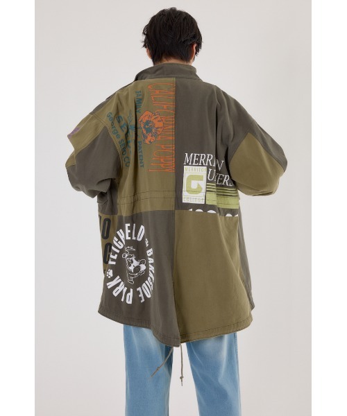 新品 ロデオクラウンズワイドボウル 【UNISEX】カスタムリメイクモッズコート RODEO CROWNS WIDE BOWL | 【UNISEX】カスタムリメイクモッズコート
