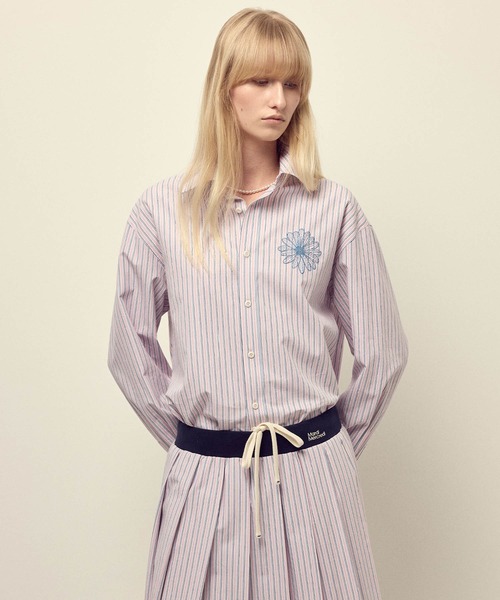 Mardi Mercredi（マルディメクルディ） ブラウス シャツ COTTON SHIRT 