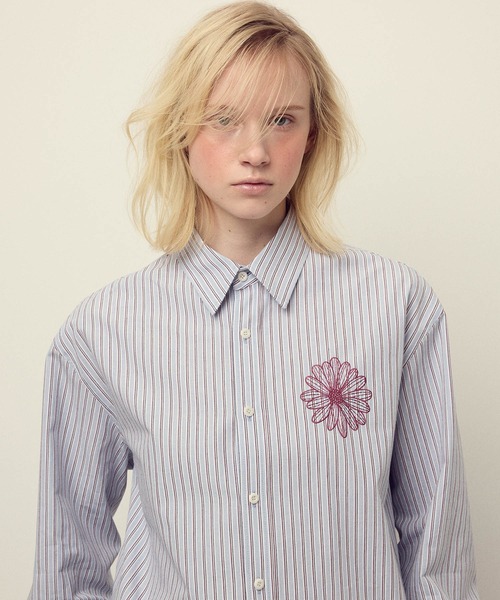 Mardi Mercredi（マルディメクルディ） ブラウス シャツ COTTON SHIRT 