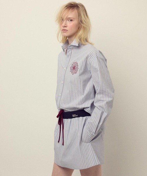 Mardi Mercredi（マルディメクルディ） ブラウス シャツ COTTON SHIRT