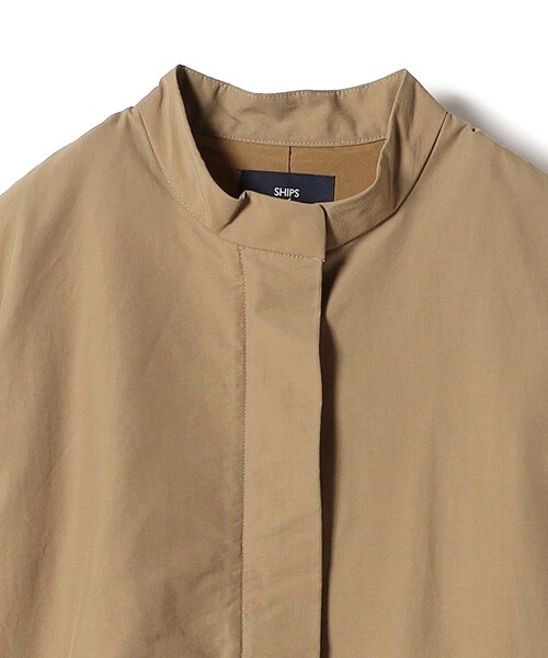 「SHIPS Colors」 コート ONE SIZE ネイビー レディース_画像8