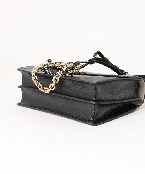 【チャールズアンドキース】スクエア 2way チェーン ショルダーバッグ 黒 Charles and Keith - 【チャールズアンドキース】スクエア 2way
