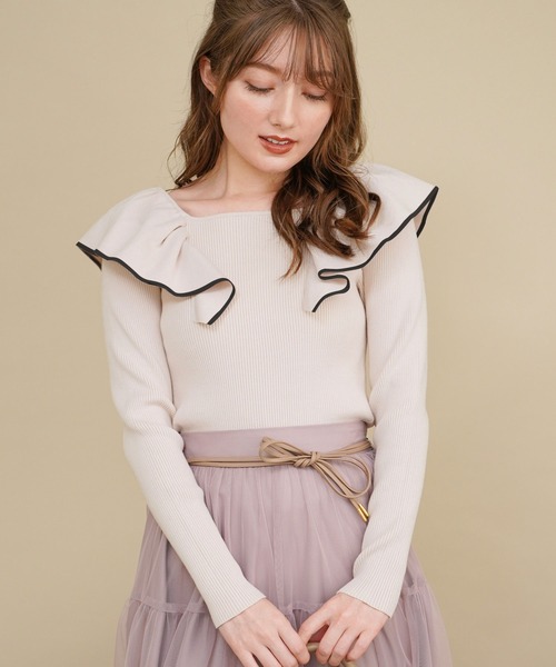 「NOELA」 長袖ニット フリー ブラック レディース_画像3