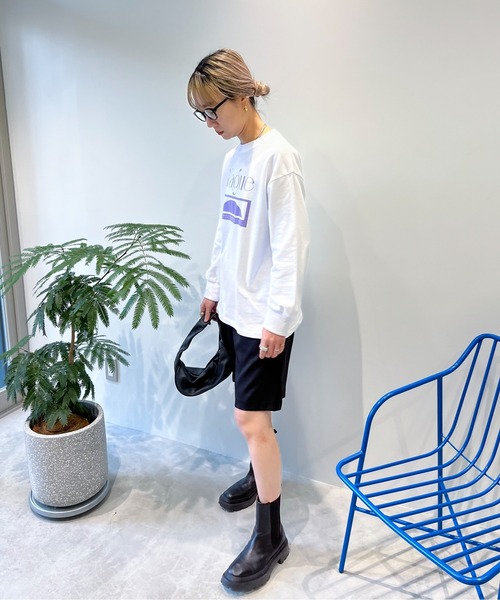 「feepur」 長袖カットソー MEDIUM ベージュ系その他 レディース_画像3