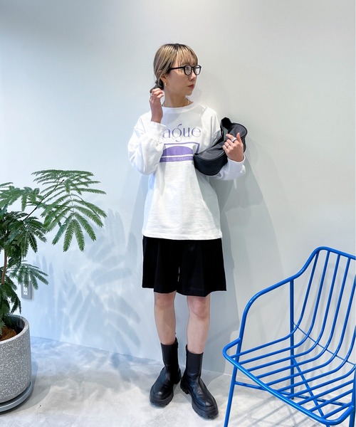 「feepur」 長袖カットソー MEDIUM ベージュ系その他 レディース_画像5