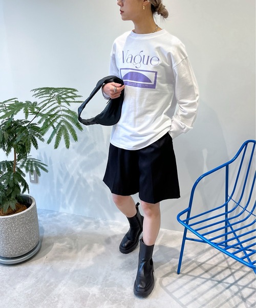 「feepur」 長袖カットソー MEDIUM ベージュ系その他 レディース_画像7