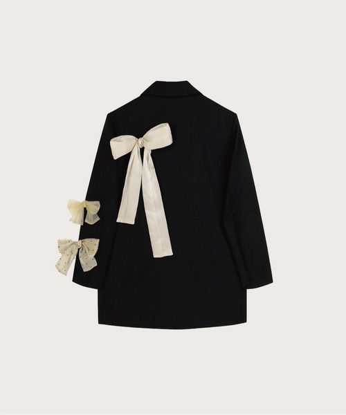 「LA POMME petit」 テーラードジャケット MEDIUM ブルー レディース_画像9