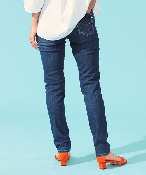 「C17」 デニムパンツ SMALL ライトインディゴブルー レディース_画像5