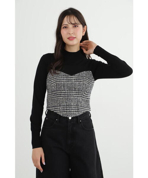 「JILL STUART」 ベアトップ MEDIUM ブラック レディース_画像3