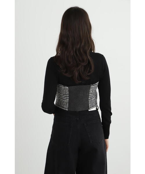 「JILL STUART」 ベアトップ MEDIUM ブラック レディース_画像6