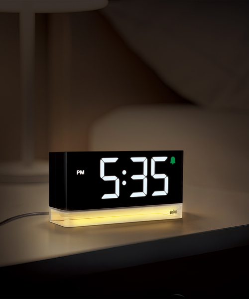 ブラウン　置き時計 BRAUN（ブラウン） 時計 BRAUN DIGITAL ALARM CLOCK BC27B : ZOZOTOWN