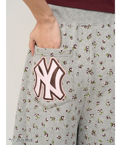 スナイデル♡ 【MLB】Sustainableスウェットワイドパンツ SNIDEL（スナイデル） パンツ 「MLB」Sustainableスウェットワイド