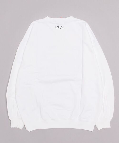「A BATHING APE」 スウェットカットソー SMALL グレー レディースの画像