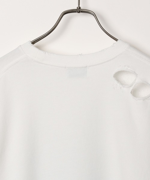 「PBLIM」 スウェットカットソー LARGE チャコールグレー レディース_画像3