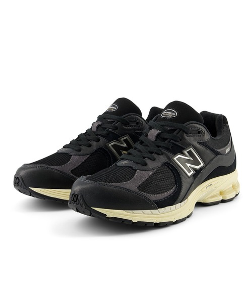 「New Balance」 ローカットスニーカー 24cm ブラック メンズ_画像4