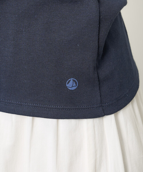 tシャツ PETIT BATEAU × FREAK'S STORE/プチバトー 別注 ミニロゴTシャツ レディースの画像