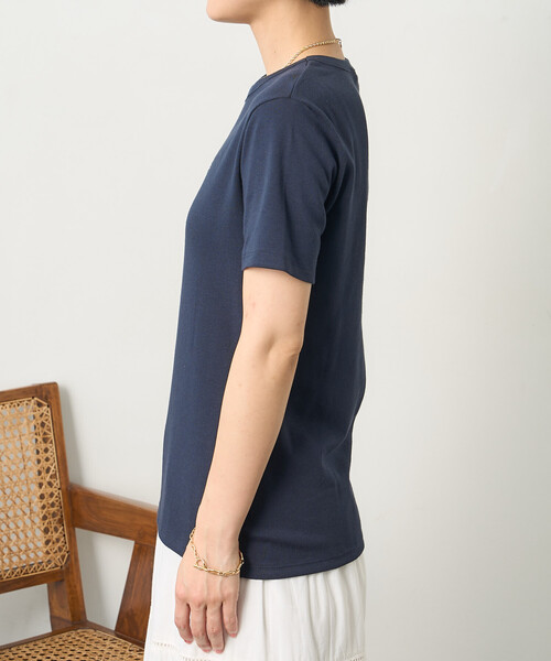 tシャツ PETIT BATEAU × FREAK'S STORE/プチバトー 別注 ミニロゴTシャツ レディースの画像