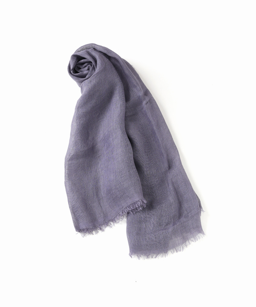 ストール マフラー NIMNIMDUAI/ニムニムデュアイ PLAIN GAUZE STOLE ストール レディースの画像